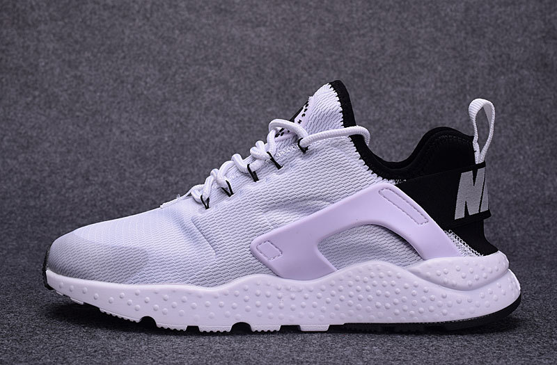 nike huarache violet et noir