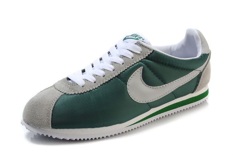 nike cortez nylon homme argent