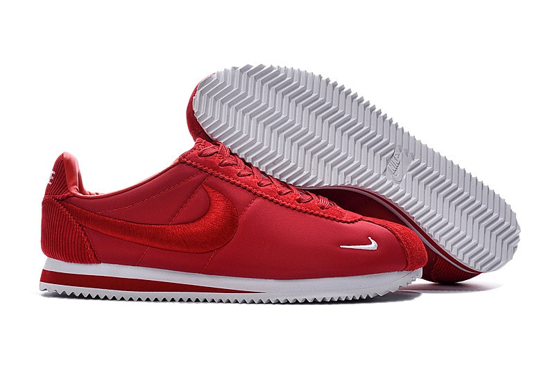 nike cortez nylon homme rouge