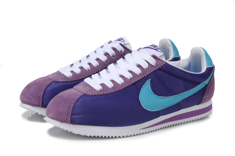 nike cortez femme violet